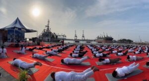 21 June-Yoga-ChennaiPort-1